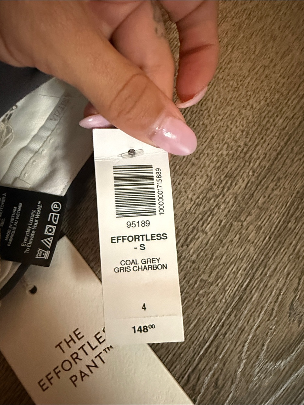 Grey Aritzia Effortless Pants Crepette - Picture 13 of 13